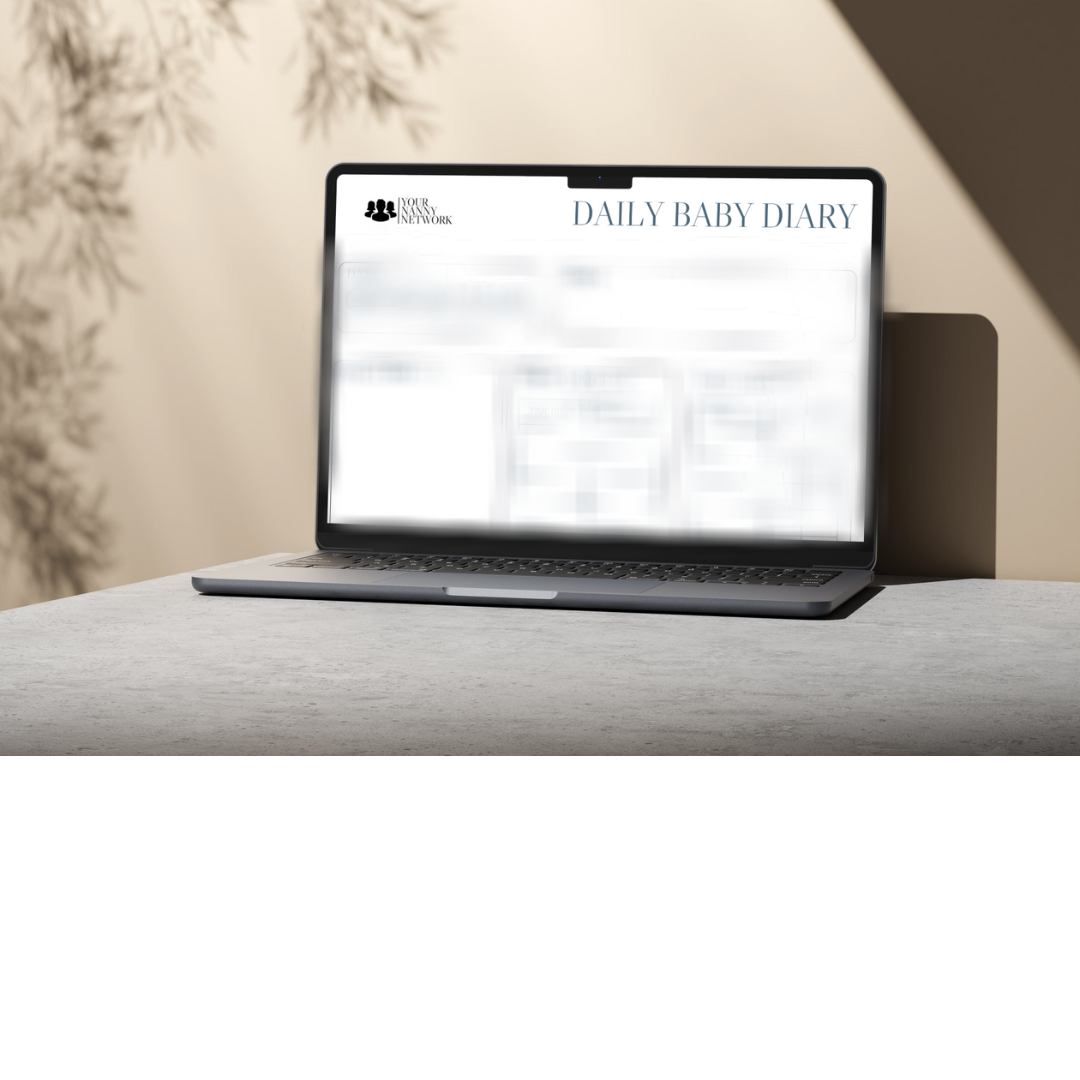 Nanny Daily Diary and Activities Planner For Baby